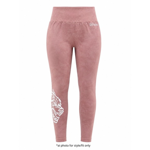 Darc Sport Pants - Darc Sport SHE Wolves Leggings Women's Small Pink Wolf Graphic 1 of 500